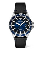 Diver 42mm Leather Watch